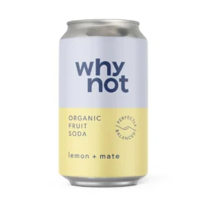 WHY NOT citrinų ir matės skonio gazuotas gėrimas, 330 ml
