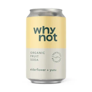 WHY NOT šeivamedžių žiedų ir yuzu skonio gazuotas gėrimas, 330 ml