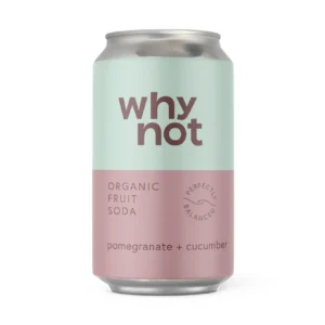 WHY NOT granatų ir agurkų skonio gazuotas gėrimas, 330 ml