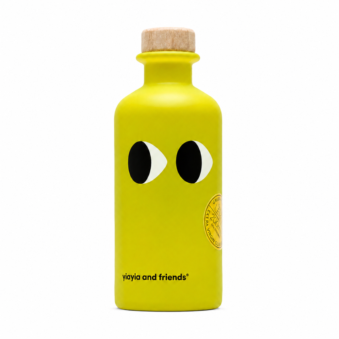 YIAYIA AND FRIENDS ypač tyras alyvuogių aliejus su citrina, 200 ml