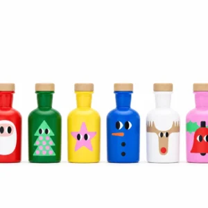 YIAYIA AND FRIENDS „Christmas Minis“ ypač tyro alyvuogių aliejaus dovanų rinkinys, 6 × 50 ml